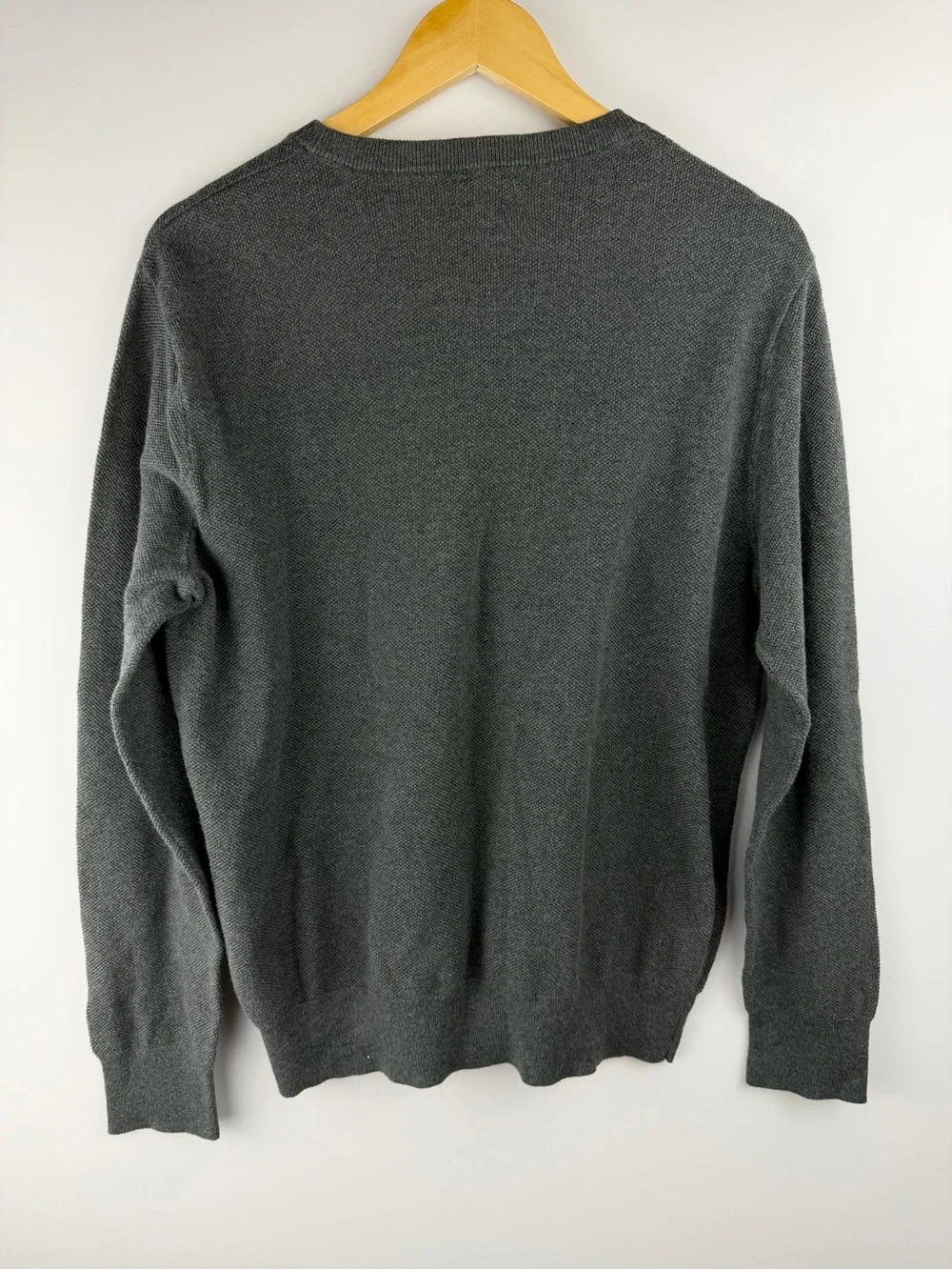 J. Crew Men's Crewneck Sweater in Charcoal Gray